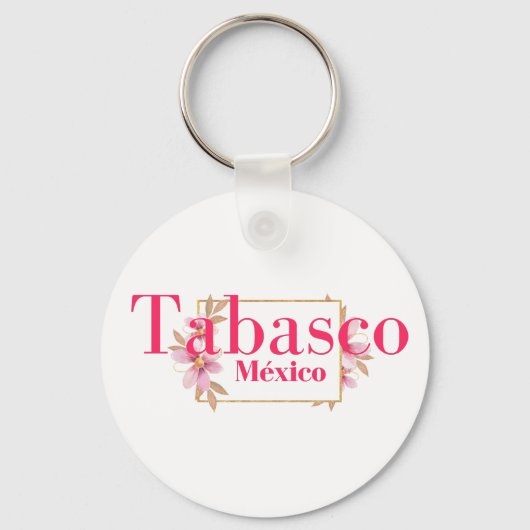 Porte-clés Tabasco Mexique Voyage Destination Bridesmaid (Recto)