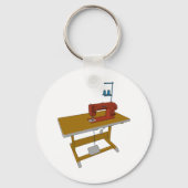 Porte-clés Table À Coudre Et Porte - clé De Machine Seamstres (Verso)