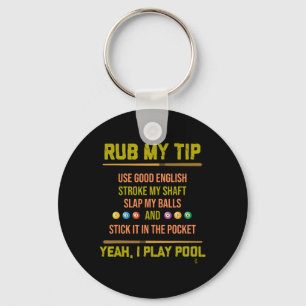Porte-clés Table de billard Joueur sportif Billard Cadeau