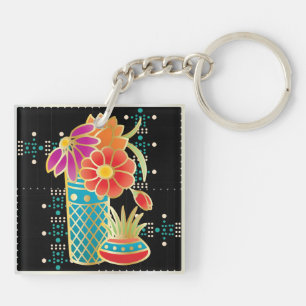 Porte-clés Table rouge Mah Jongg