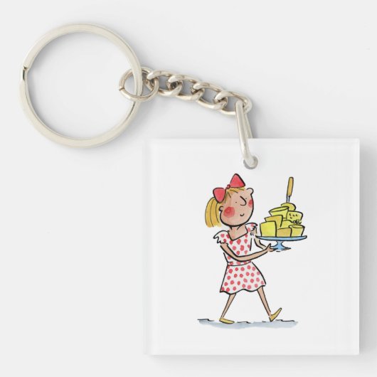 Porte-clés Tableau à fromage (Devant)