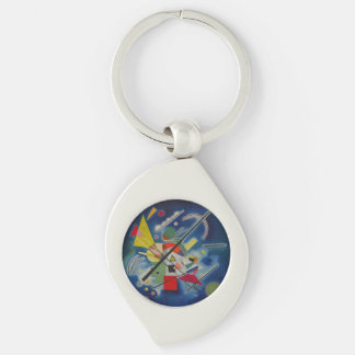 Porte-clés Tableau bleu de Kandinsky