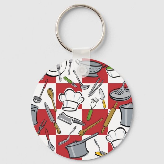Porte-clés Tableau de bord des outils de cuisine (Recto)