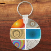 Porte-clés Tableau de Cercles (Recto)