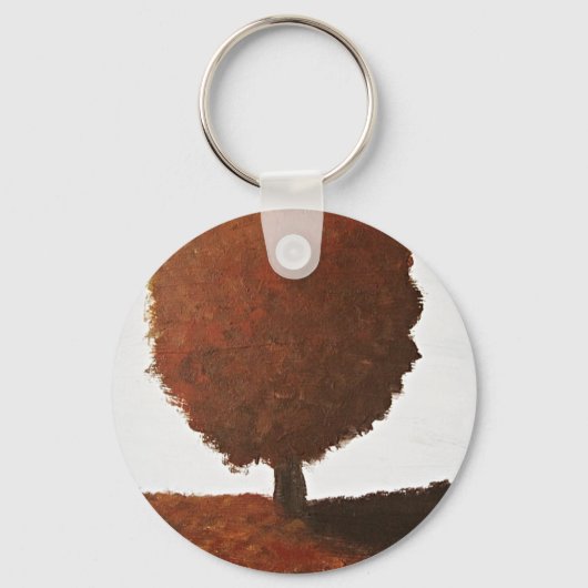 Porte-clés Tableau de l'arbre d'automne (Recto)