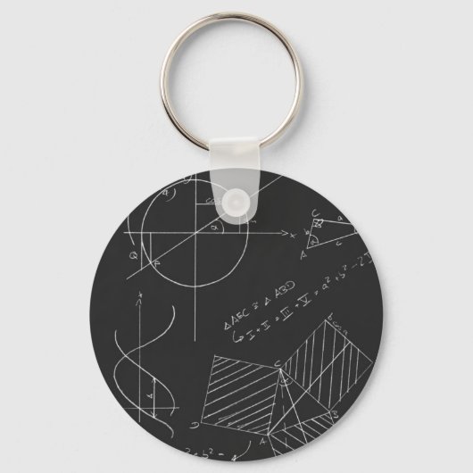 Porte-clés Tableau noir mathématiques (Recto)