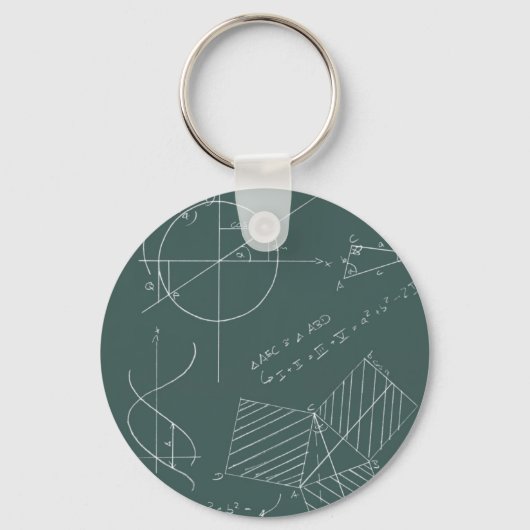 Porte-clés Tableau noir mathématiques (Recto)
