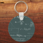 Porte-clés Tableau noir Statistiques (Recto)