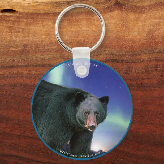 Porte-clés Tableau OURS NOIR (Recto)