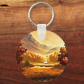 Porte-clés Tableau Paysage Automne-68754 (Recto)