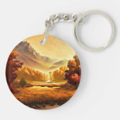 Porte-clés Tableau Paysage Automne-68754 (Dos)