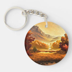 Porte-clés Tableau Paysage Automne-68754