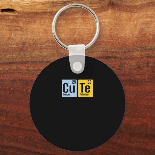 Porte-clés Tableau périodique chimique (Recto)
