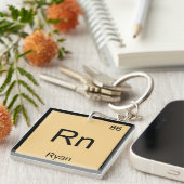 Porte-clés Tableau périodique des éléments de chimie de Ryan (Devant Droit)