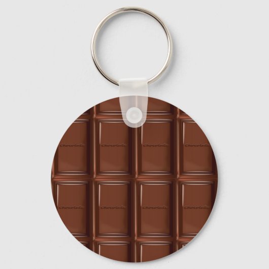 Porte-clés Tablette de chocolat au lait (Recto)