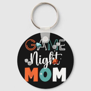 Porte-clés Tablette de jeux de société Night Mom pour la fête