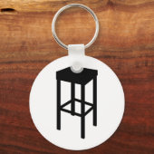 Porte-clés tabouret de bar (Recto)
