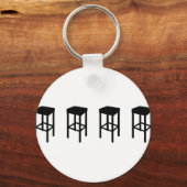 Porte-clés tabourets de bar (Recto)
