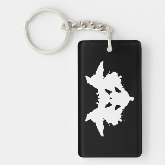 Porte-clés Tache d'encre de Rorschach (Devant)