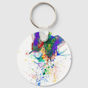 Porte-clés Tache papillon