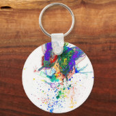 Porte-clés Tache papillon (Recto)