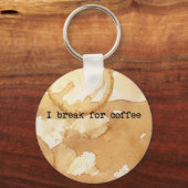 Porte-clés Taches de café (Recto)