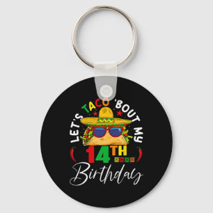 Porte-clés Taco à propos de mon 14e anniversaire Mexique 5 De