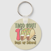Porte-clés Taco Bout 100 jours d'école (Recto)