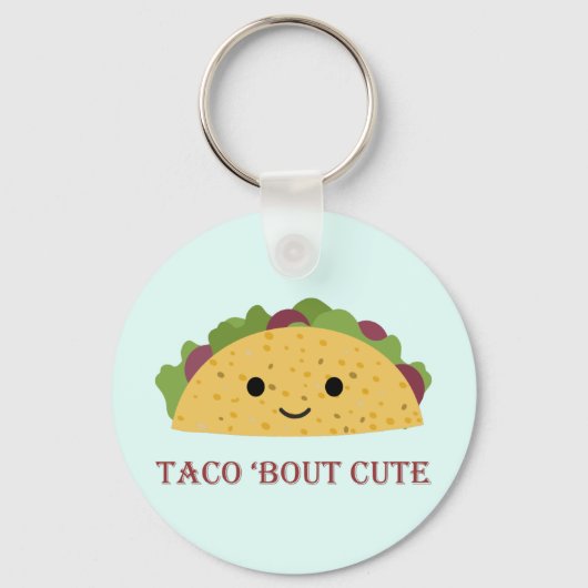 Porte-clés Taco Bout Cute Kawaii Taco (Recto)