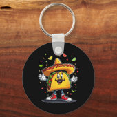 Porte-clés Taco Cinco De Mayo Celebration Drôle _1 (Recto)