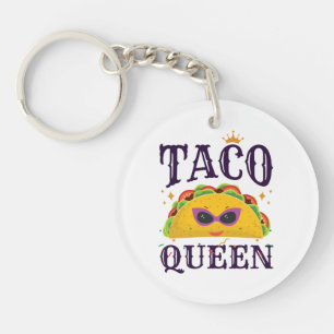 Porte-clés Taco Queen Love Tacos Femmes