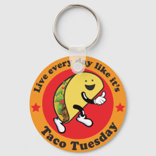 Porte-clés Taco Tuesday Every Day