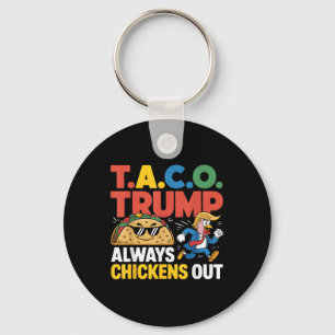 Porte-clés Tacos Amérique Vintage Trump Toujours Se Débiner