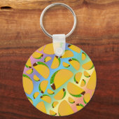 Porte-clés tacos arc-en-ciel (Recto)