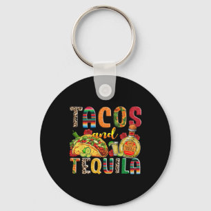 Porte-clés Tacos Et Tequila Drôle Boire Taco Mexicain Nourrit