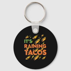 Porte-clés Tacos Pluie Drôle Nourriture Mexicaine Humour Rue