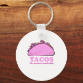 PORTE-CLÉS TACOS ROSE (Recto)