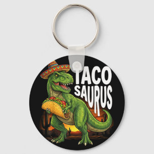 Porte-clés Tacosaurus taco dinosaure t rex drôle cinco de may