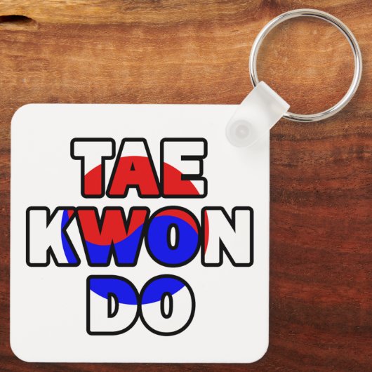Porte-clés Taekwondo (Verso)