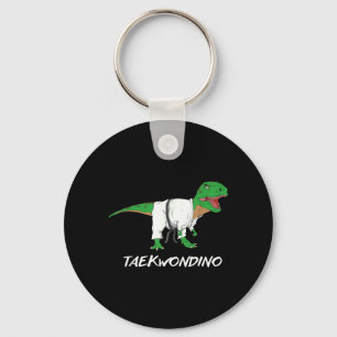 Porte-clés Taekwondo drôle T Rex dinosaure mignon arts martia