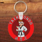 Porte-clés taekwondo guy badge 1 (Recto)