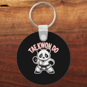 Porte-clés Taekwondo Panda - MMA coréen Tkd (Recto)