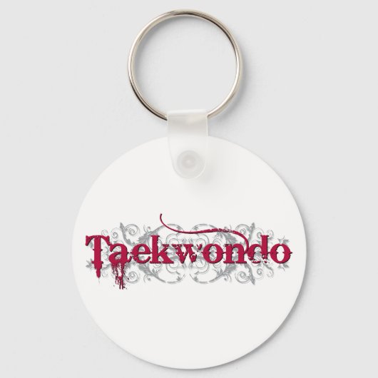 Porte-clés Taekwondo Red (Recto)