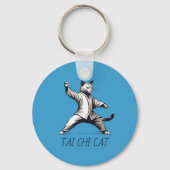 Porte-clés Tai chi chat Qigong marshal arts cadeau auto-défen (Verso)