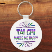 Porte-clés Tai Chi Me Rend Heureux (Recto)
