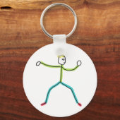 Porte-clés Tai Chi Stickman (Verso)