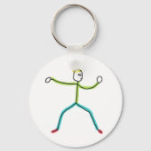 Porte-clés Tai Chi Stickman (Verso)