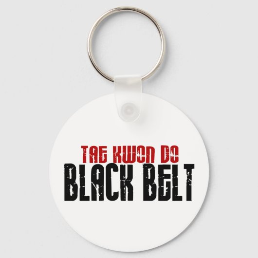 Porte-clés Tai Kwan Do Black Belt Karate (Recto)