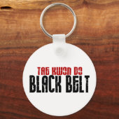 Porte-clés Tai Kwan Do Black Belt Karate (Recto)