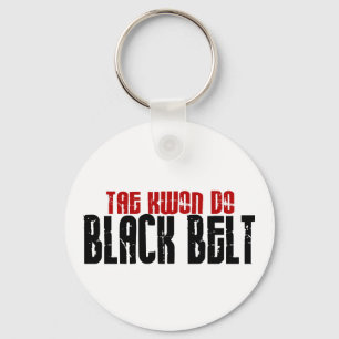 Porte-clés Tai Kwan font le karaté de ceinture noire